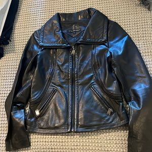 Via Spiga 100% Lamb Leather Jacket